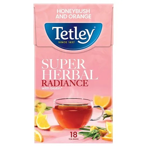 Tetley Super Herbal Radiance Honeybush&Portocala 18x1.8g MP