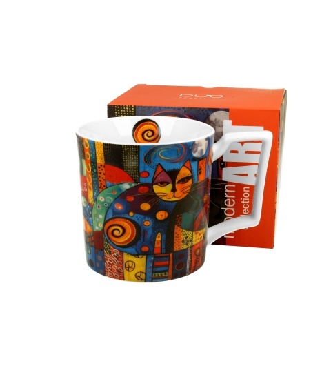 Cana portelan, 750 ml, Modern Cat