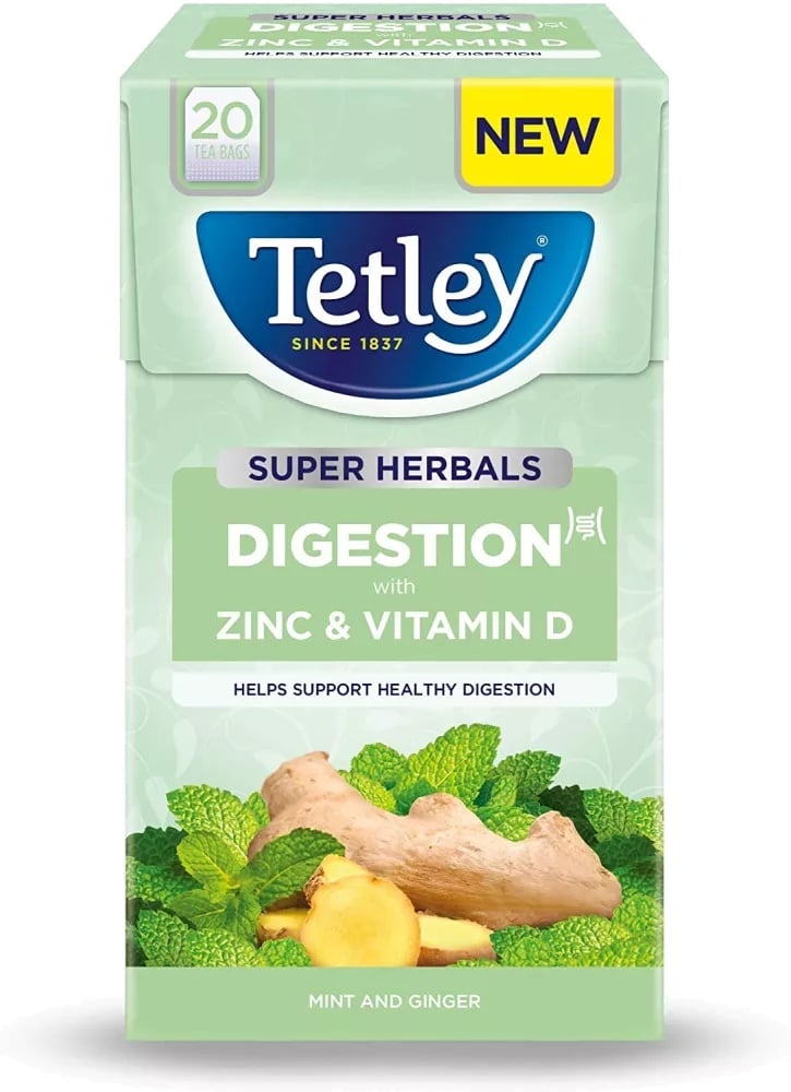 Tetley SuperHerbal Digestion Mint&Ginger 20*2g