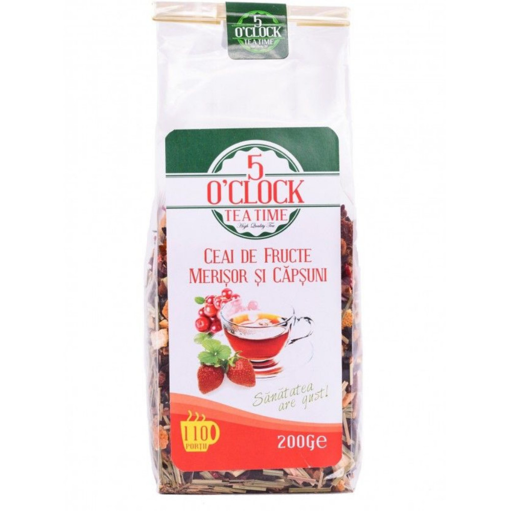 5 O\' Clock Tea Merisor si Capsuni 200g