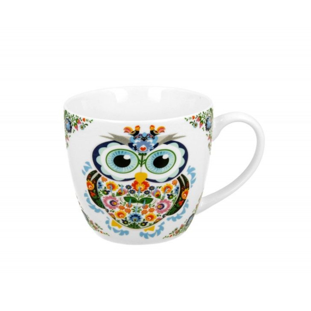 Cana portelan, 0.46 l, Owls