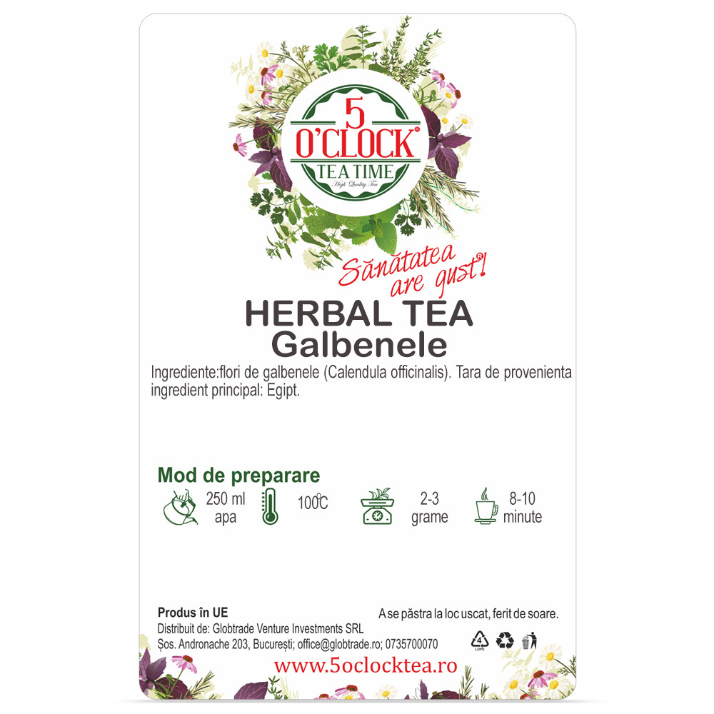 Ceai de Galbenele (Gramaj: 100g) - 2 | YEO