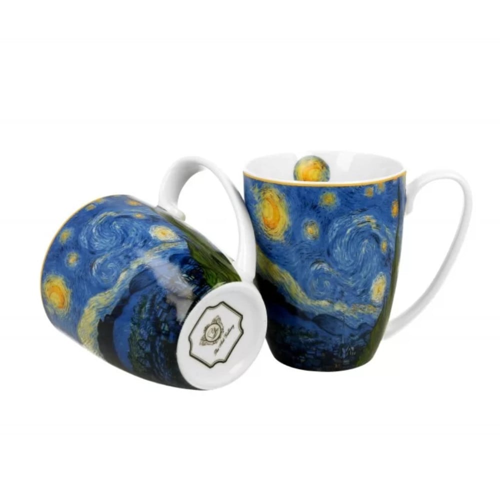 Set 2 cani Starry Night, 380 ml, V. van Gogh - 1 | YEO