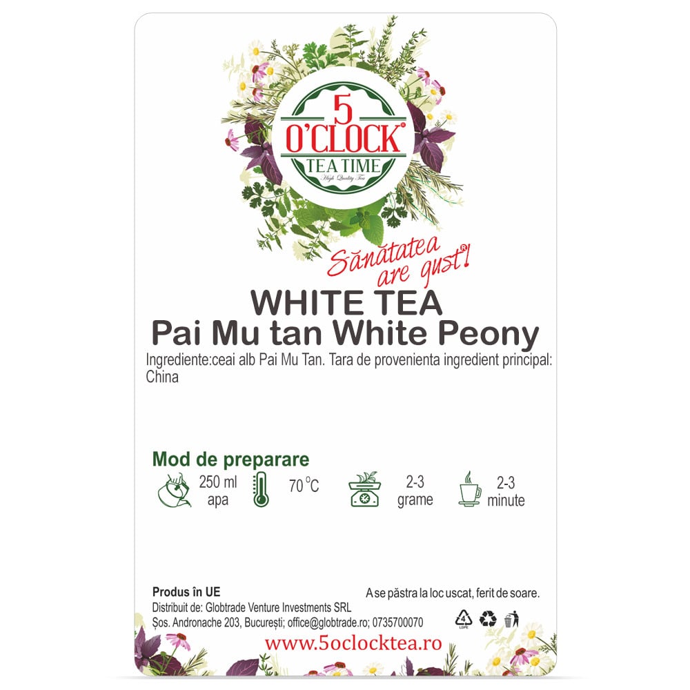 Pai Mu tan White Peony (Gramaj: 200g) - 1 | YEO