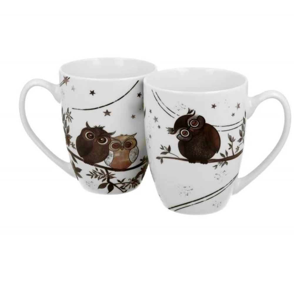 Set 2 cani 380ml CHARMING OWLS - 1 | YEO