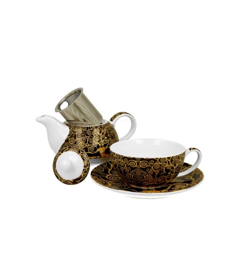 Tea for One Tree of Life Brown - G. Klimt - 1 | YEO