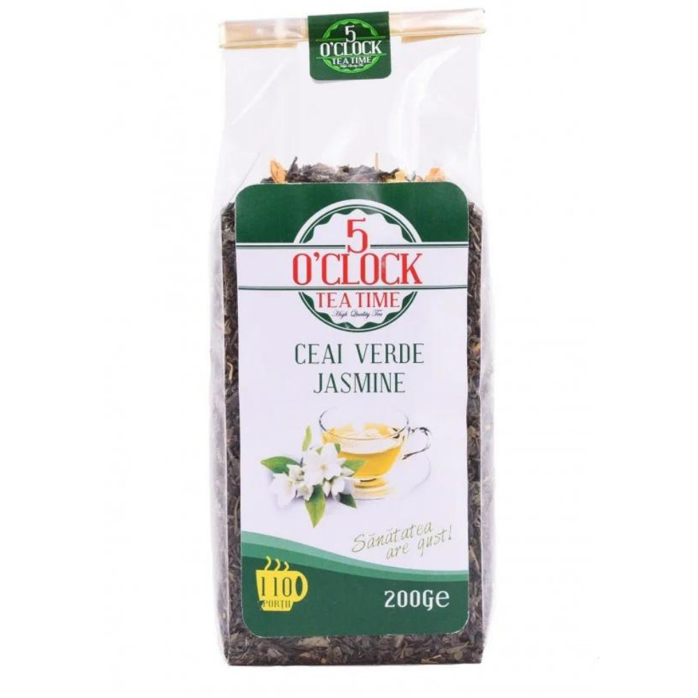 5 O\' Clock Tea Ceai Verde Jasmine 200g