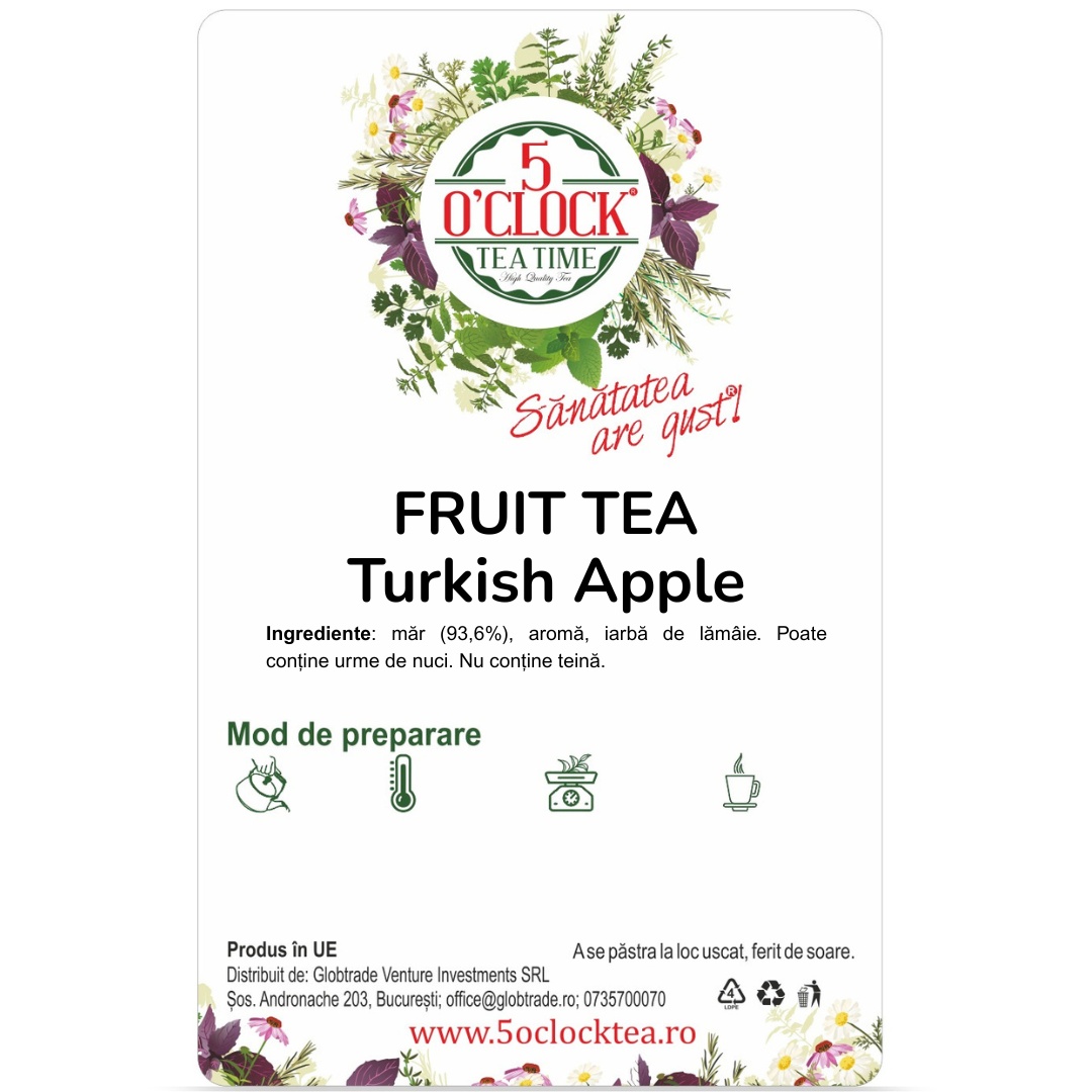 Infuzie de Fructe Turkish Apple (Gramaj: 100g) - 1 | YEO