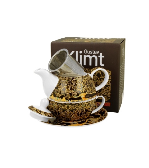 Tea for One Tree of Life Brown - G. Klimt - 2 | YEO