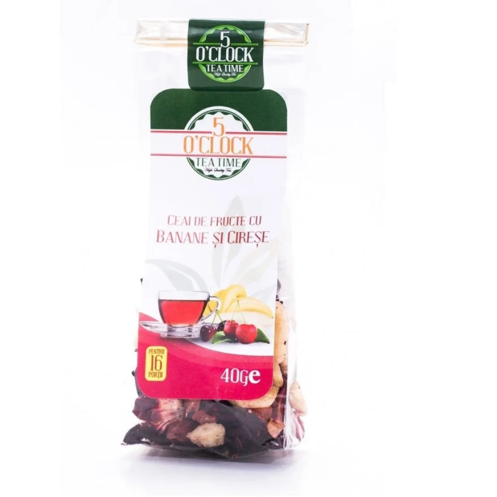 5 O\' Clock Tea Cirese si Banane 80g