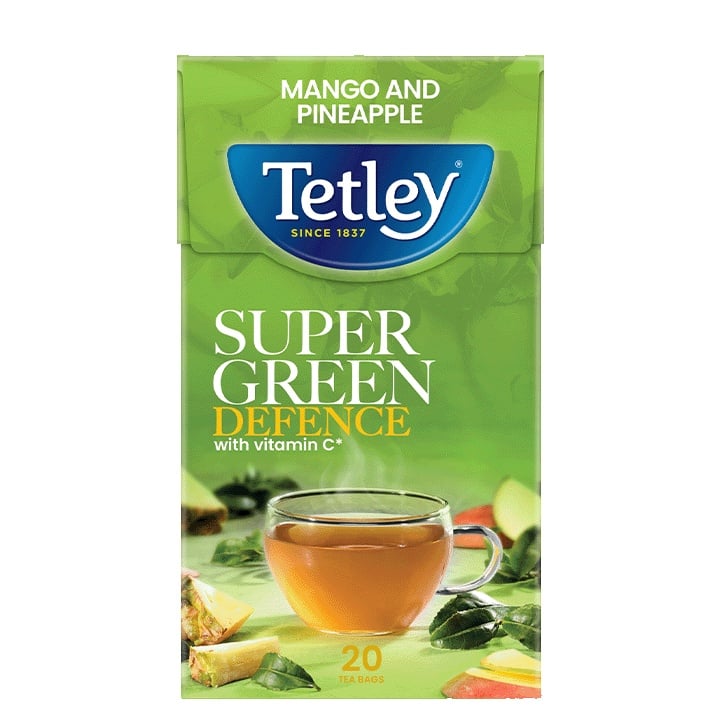 Tetley Super Green Defence Mango/Ananas 20x2g