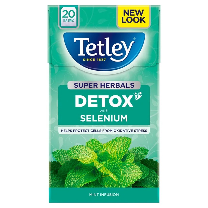 Tetley Super Herbal Detox Mint 20*2g