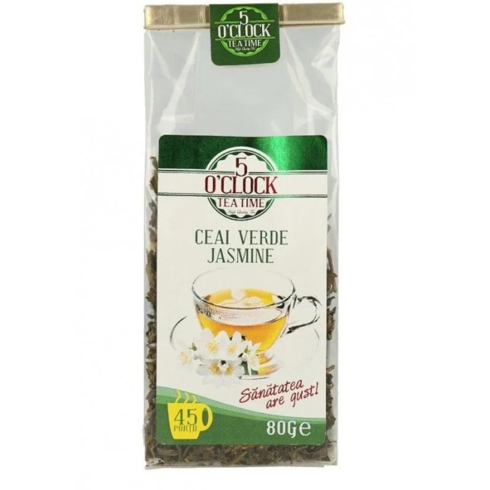 5 O\' Clock Tea Ceai verde Jasmine 80g