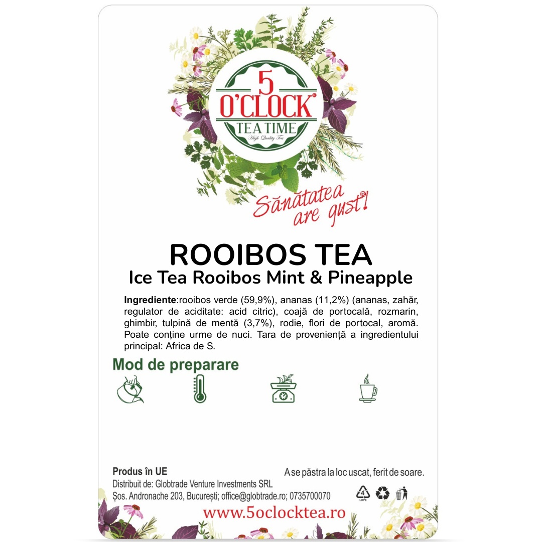 Ice Tea Rooibos Mint & Pineapple (Gramaj: 200g) - 1 | YEO