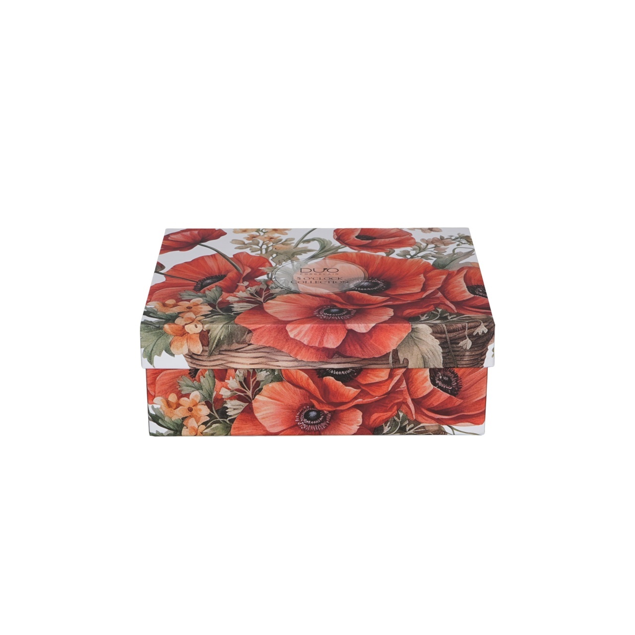Set 2 cesti portelan pentru espresso, Poppies - 1 | YEO