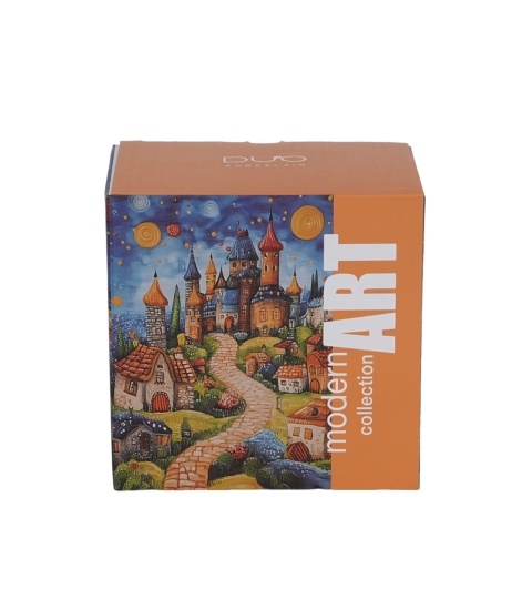 Cana portelan cu capac si infuzor inox, 450ml, Modern Sleepy Kingdom - 2 | YEO
