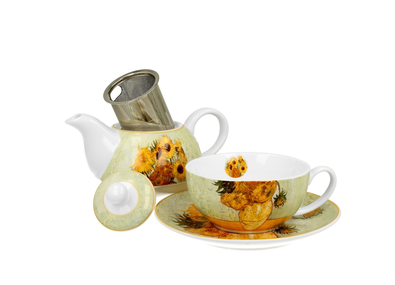 Set Tea for One Sunflowers - V. van Gogh - 1 | YEO