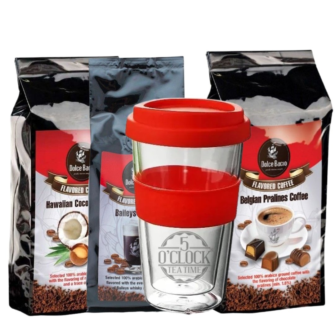 Summer Coffee Kit (Selectie de 4 cafele cu arome pentru Iced Tea)
