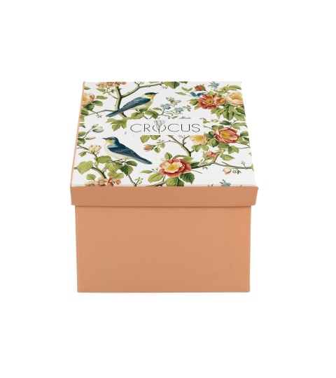 Ceasca cu farfurie portelan, 250ml, Birds on a branch - 2 | YEO