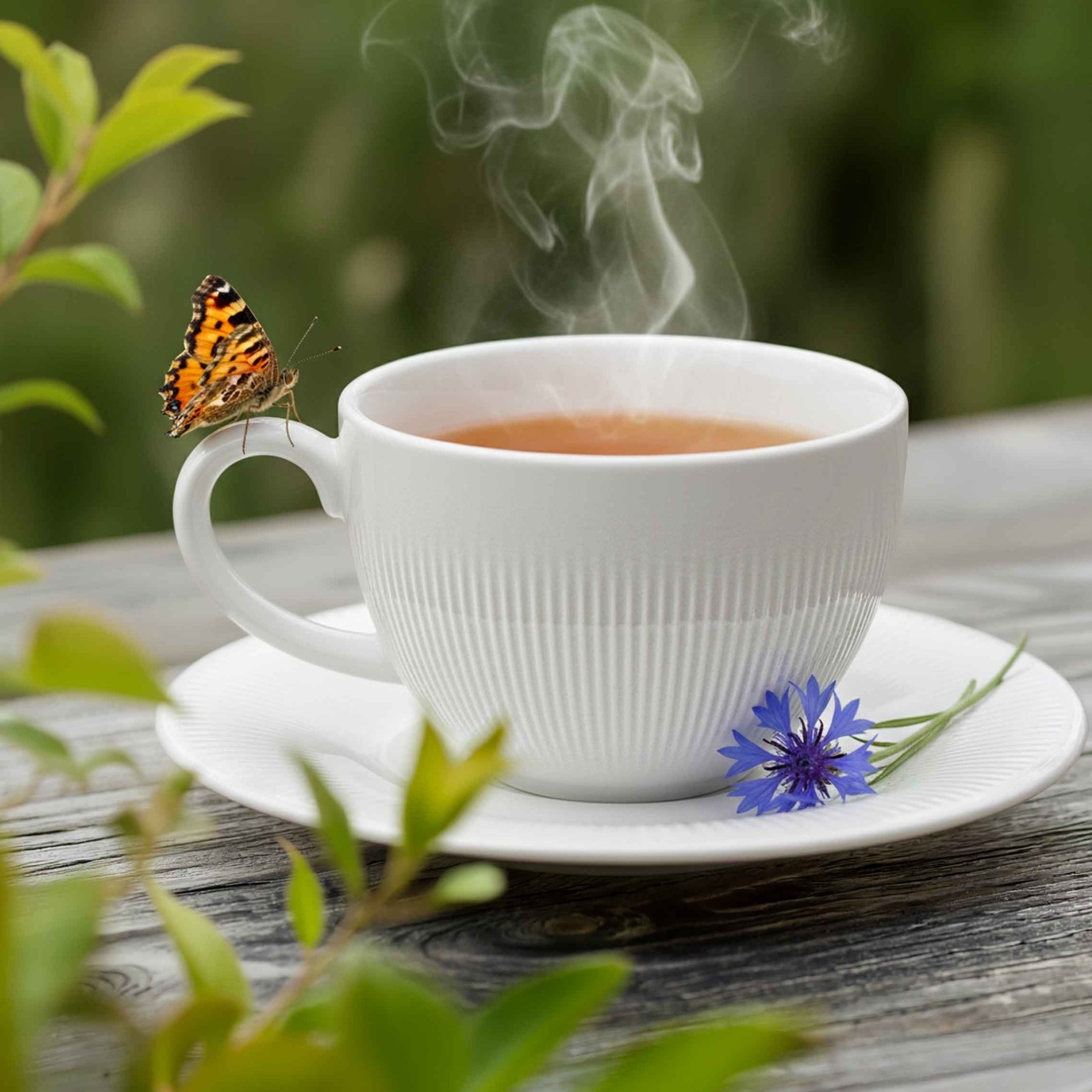 Set 2 Cesti si Farfurii Portelan 240ml RAPHAEL - imagine 2