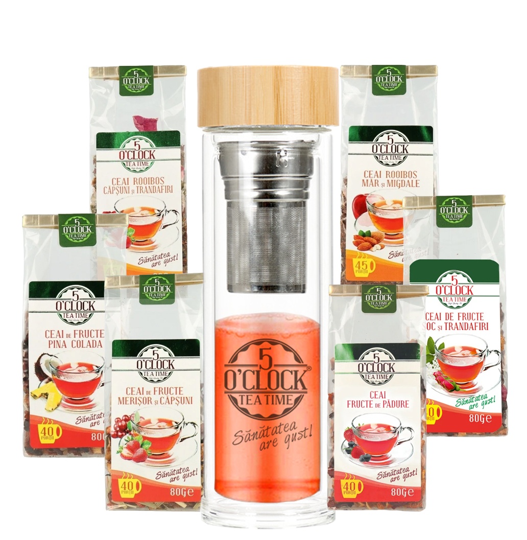 Winter Zen Fruit Kit by 5 O\'Clock Tea (ZenBrew + 6 ceaiuri)