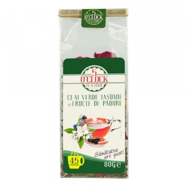 5 O' Clock Verde Iasomie si Fructe Padure 80g