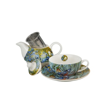 Tea for One Portelan Irises - V.Gogh - Img 2