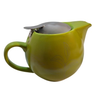 TeaTime Verde, Ceainic din ceramică 500ml cu infuzor din inox - Img 2