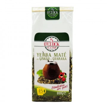 5 O' Clock Tea Mate Cu Ginkgo si Guarana 80g