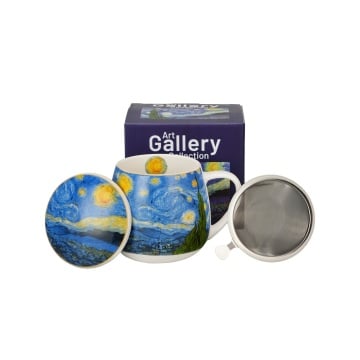 Cana cu infuzor si capac, 430 ml, Starry Night