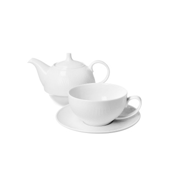 Set Tea for One din portelan, alb, RAPHAEL - Img 4