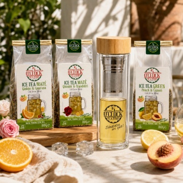 Zen Energy Ice Tea Kit - Sticla ZenBrew cu 2 ceaiuri Mate și Ceai Verde - Img 2
