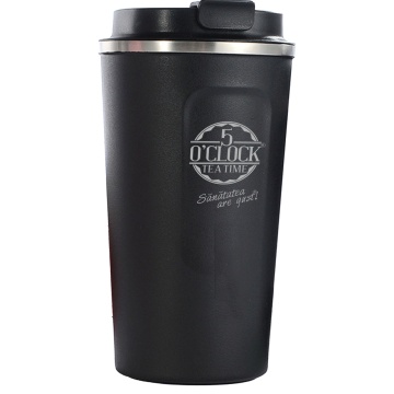 Termo2GO - Cana Termos 5 O'Clock Tea (500ml) - NEGRU