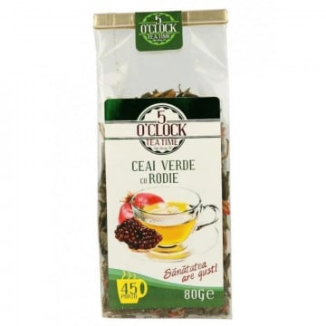 5 O' Clock Tea Ceai Verde cu Rodie 80g