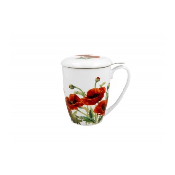 Cana cu infuzor 380ml - CLASSIC POPPIES