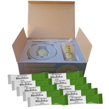 Matcha Experience Set – Set tradițional japonez cu 10 porții Matcha Hisui - Img 2