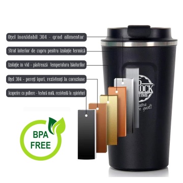 Termo2GO - Cana termos 5 O'Clock Tea (500ml) - VERDE - Img 2