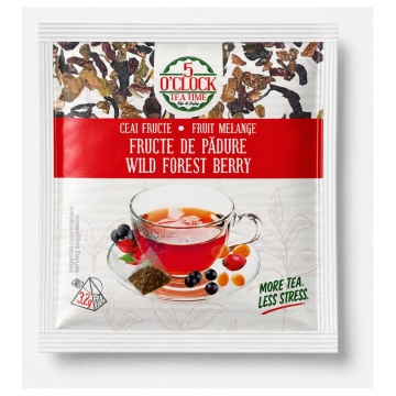 5 O'Clock Fructe de Pădure – 10 plicuri piramidă