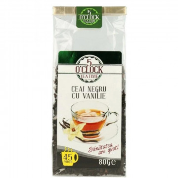 5 O' Clock Tea Ceai Negru cu Vanilie 80g