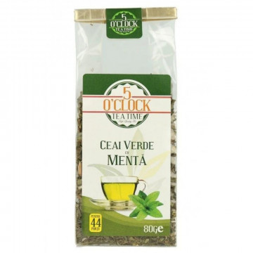 5 O' Clock Tea Ceai verde cu menta 80g
