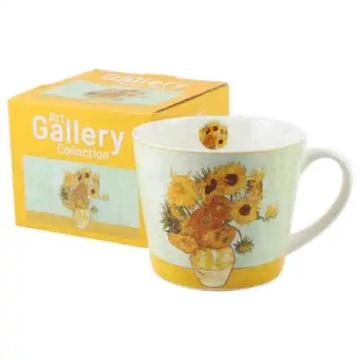 Cana din portelan 430 ml, Sunflowers - V. van Gogh