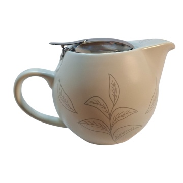 Tea Time Ivory, Ceainic din ceramică cu infuzor din inox – 500 ml - Img 3
