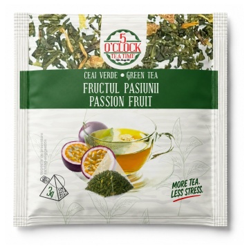 5 O'Clock Verde Fructul Pasiunii – 10 plicuri piramidă