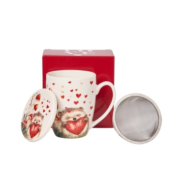Cana 460ml Arici cu inimioare - Img 1