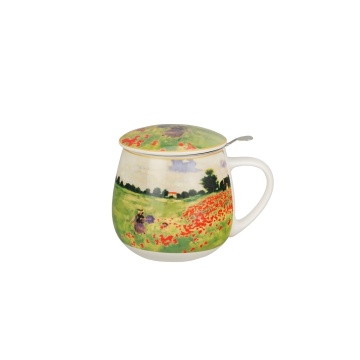 Cana cu infuzor si capac, 430 ml, Poppy Field - Img 3