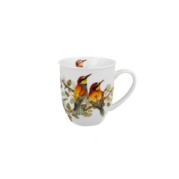 Cana din portelan 400 ml, model prigorie, Bee-Eaters