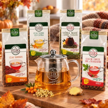 Imunitate de Toamnă – Ceainic rotund 400 ml și 4 ceaiuri pentru sezonul rece - Img 2