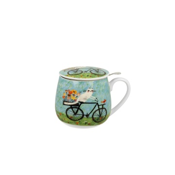 Cana cu infuzor 430ml Cat's World - BICYCLE - Img 3