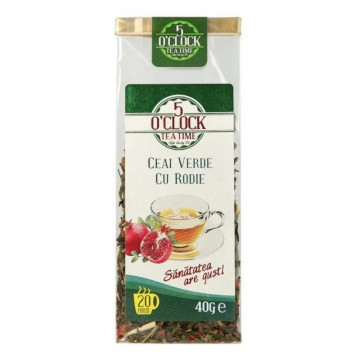 5 O' Clock Tea Ceai verde cu rodie 40g