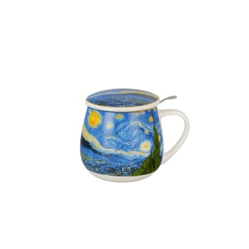 Cana cu infuzor si capac, 430 ml, Starry Night - Img 3